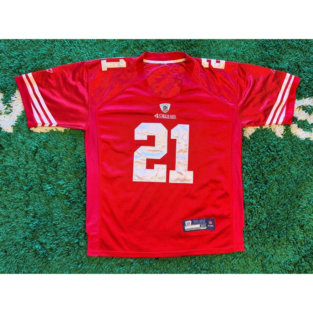 Reebok NFL San Francisco 49ers Jersey Mens 50 Red Excellent‎ Frank Gore 21 Mesh